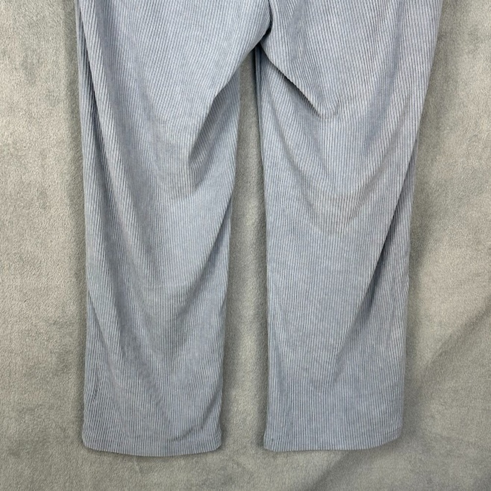 Halara Pants Womens Medium Petite Gray AuraCord Cloud Corduroy Wide Leg Comfort - Picture 5 of 11
